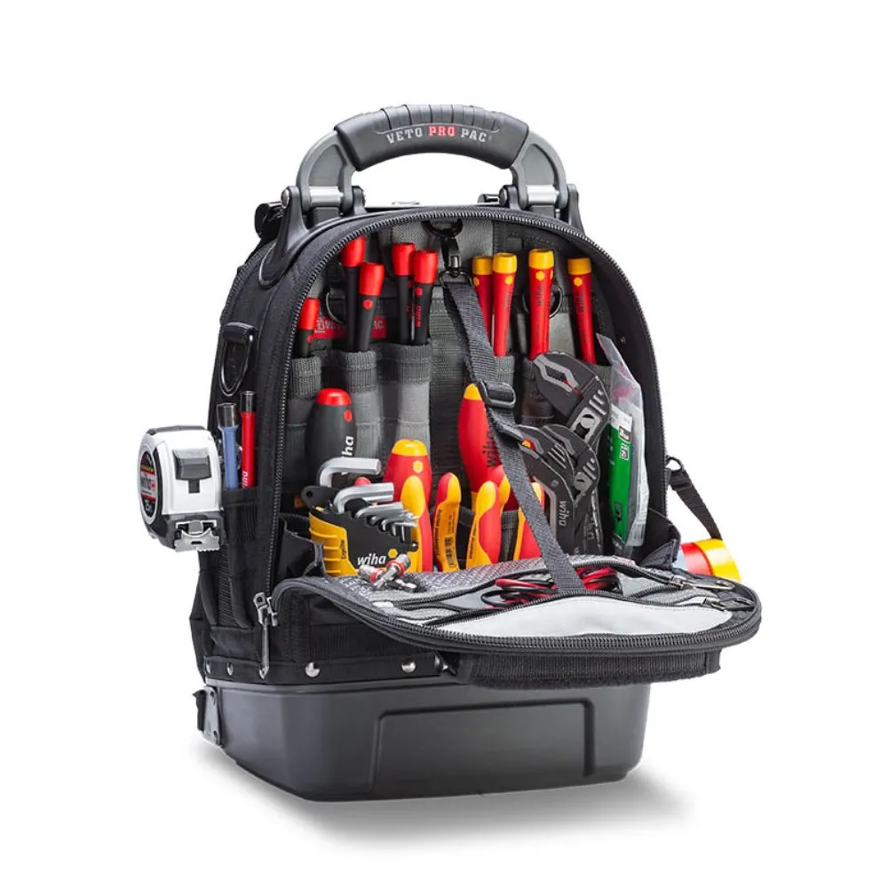 Veto Pro Pac VETOTECHPACMCBLACK 305mm x 230mm x 430mm Tech Pac MC Blackout Small Backpack