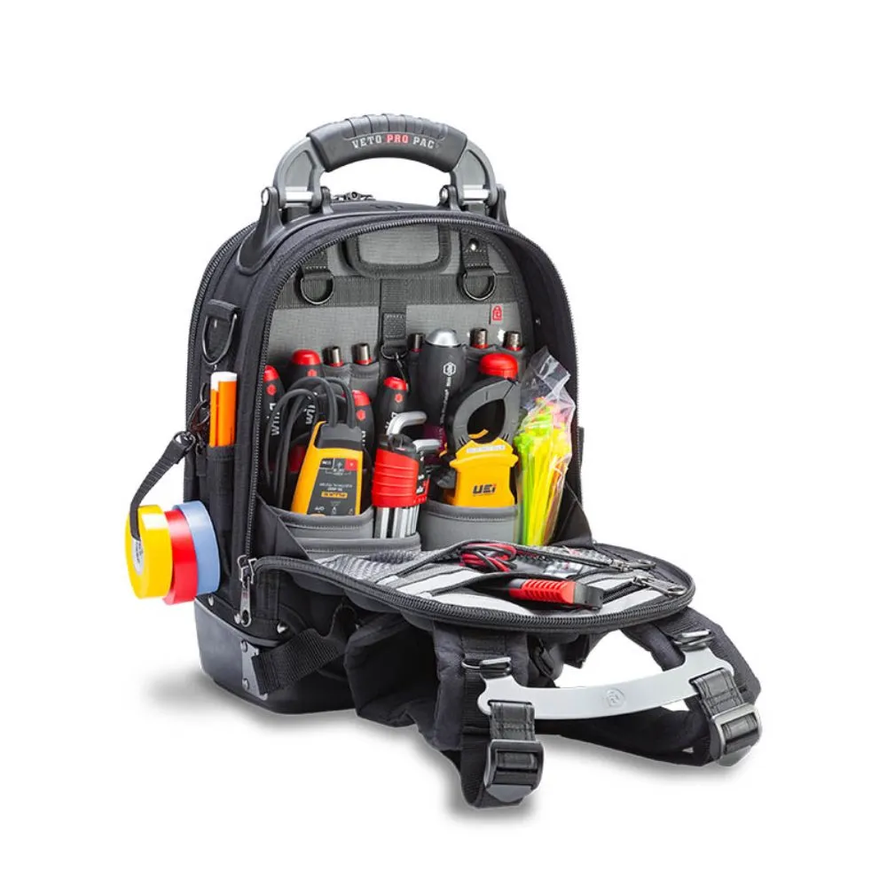 Veto Pro Pac VETOTECHPACMCBLACK 305mm x 230mm x 430mm Tech Pac MC Blackout Small Backpack