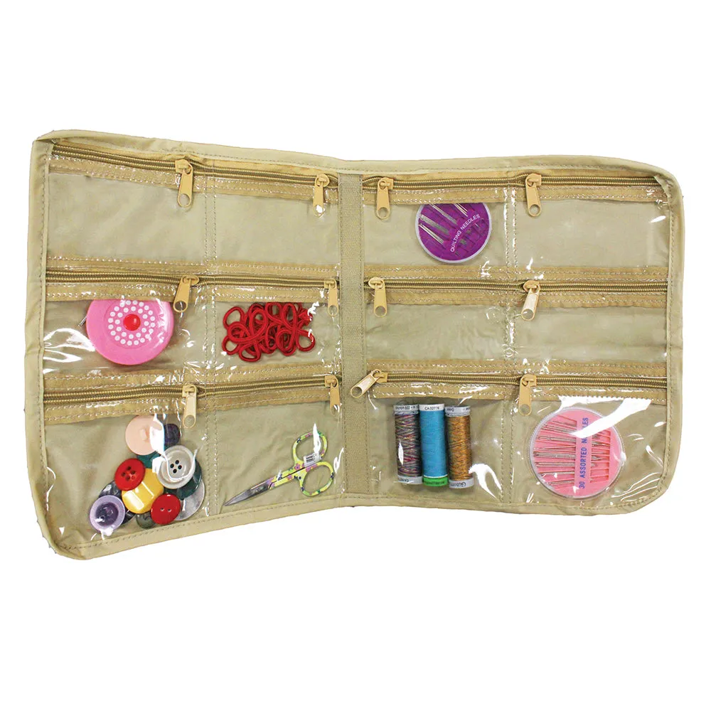 VIVACE Craft Tote Inserts - 12 Pockets Beige - 30 x 51cm (12" x 20")