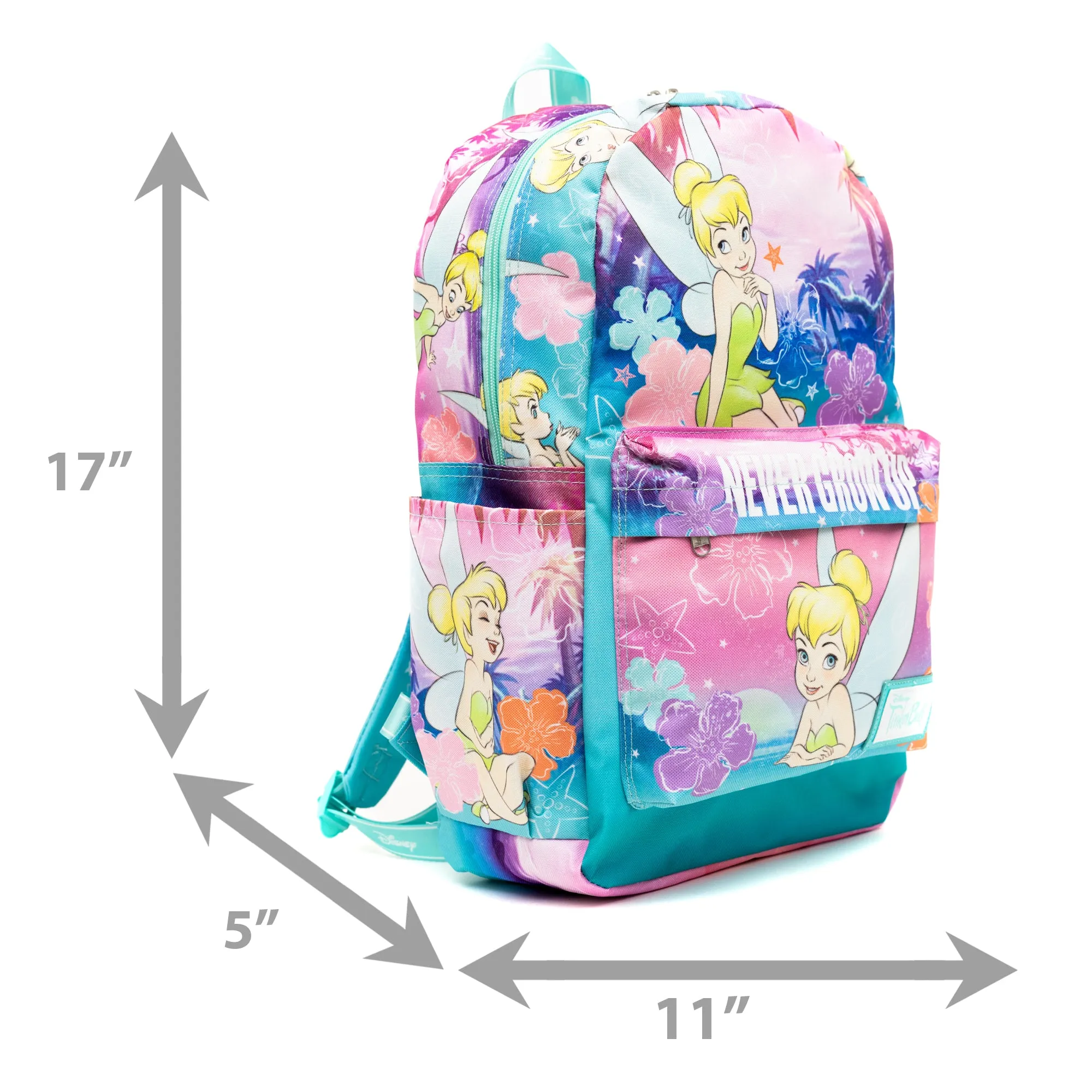 WondaPop Peter Pan -- Tinkerbell 17" Full Size Nylon Backpack